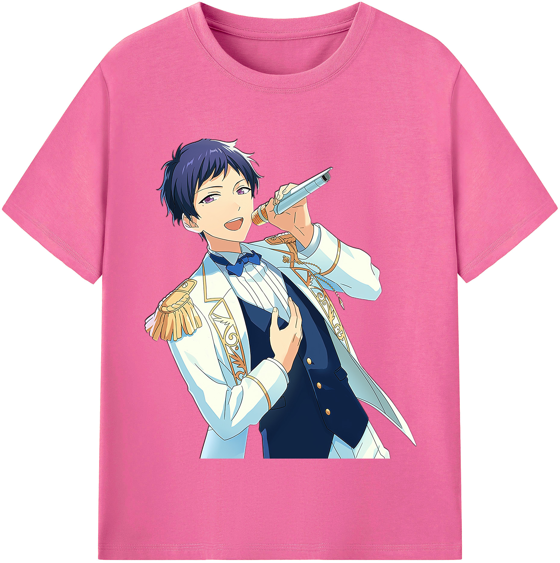 （画像用） あんさんぶるスターズ! Ensemble Stars レディースカジュアルプリントTシャツ（綿100％）
